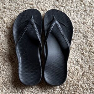 Archies Black Flip Flops